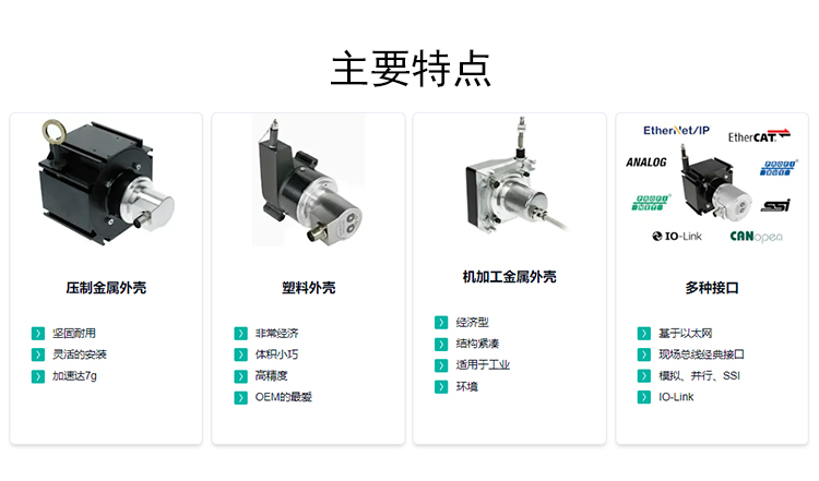 拉繩編碼器特點(diǎn)